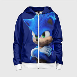 Детская толстовка на молнии SONIC