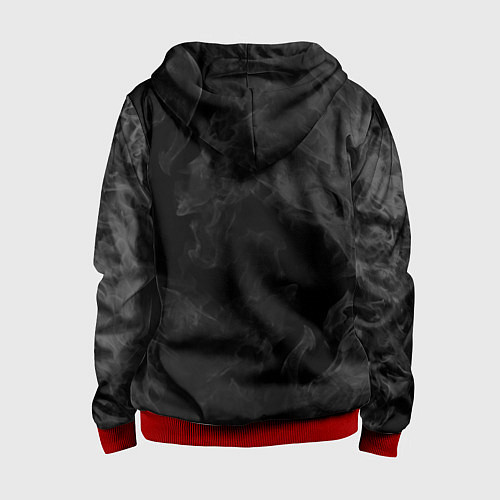 Детская толстовка на молнии RESIDENT EVIL 3 / 3D-Красный – фото 2