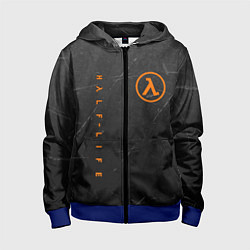 Толстовка на молнии детская HALF-LIFE, цвет: 3D-синий
