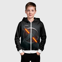 Толстовка на молнии детская HALF-LIFE, цвет: 3D-белый — фото 2