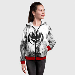 Толстовка на молнии детская THE OFFSPRING, цвет: 3D-красный — фото 2