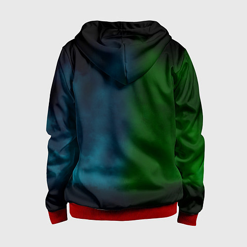 Детская толстовка на молнии PREDATOR / 3D-Красный – фото 2