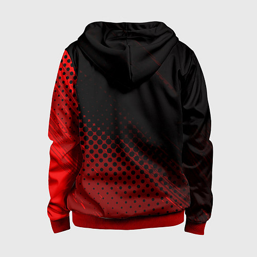 Детская толстовка на молнии JAWA / 3D-Красный – фото 2