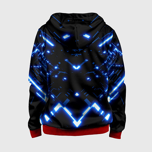 Детская толстовка на молнии SUBARU / 3D-Красный – фото 2