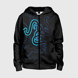 Детская толстовка на молнии RAZER
