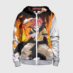 Толстовка на молнии детская FAIRY TAIL ХВОСТ ФЕИ, цвет: 3D-меланж