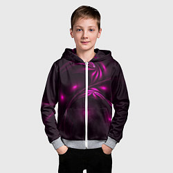 Толстовка на молнии детская Lullaby Pink, цвет: 3D-меланж — фото 2