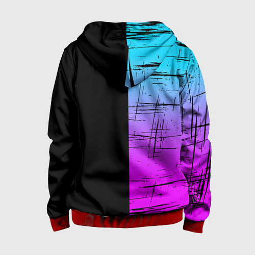 Детская толстовка на молнии FORTNITE MARSHMELLO / 3D-Красный – фото 2