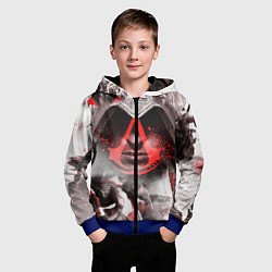 Толстовка на молнии детская ASSASSINS CREED, цвет: 3D-синий — фото 2
