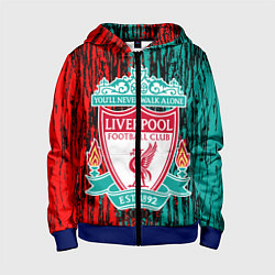 Детская толстовка на молнии LIVERPOOL