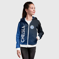 Толстовка на молнии детская CHELSEA, цвет: 3D-белый — фото 2