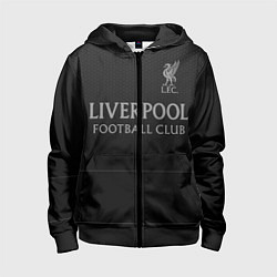 Толстовка на молнии детская LIVERPOOL, цвет: 3D-черный