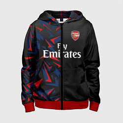 Толстовка на молнии детская ARSENAL UNIFORM 2020, цвет: 3D-красный