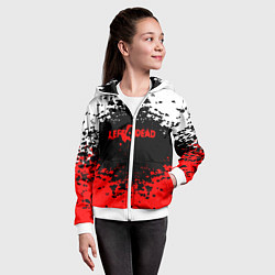 Толстовка на молнии детская Left 4 Dead, цвет: 3D-белый — фото 2