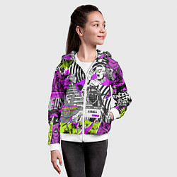 Толстовка на молнии детская Watch Dogs: Legion, цвет: 3D-белый — фото 2