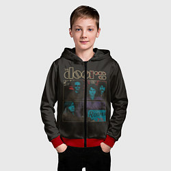 Толстовка на молнии детская The Doors, цвет: 3D-красный — фото 2
