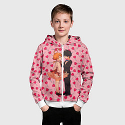 Толстовка на молнии детская Обещанный Неверленд, цвет: 3D-белый — фото 2