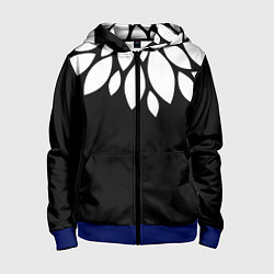 Детская толстовка на молнии Лепестки