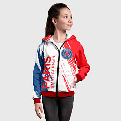 Толстовка на молнии детская ФК ПСЖ FC PSG PARIS SG, цвет: 3D-красный — фото 2