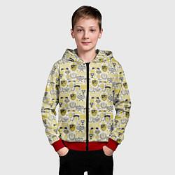 Толстовка на молнии детская Кубок Дэвиса, цвет: 3D-красный — фото 2