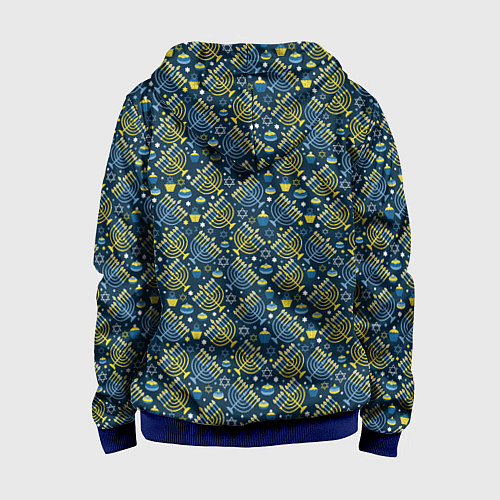 Детская толстовка на молнии Israel / 3D-Синий – фото 2