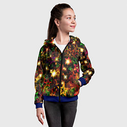 Толстовка на молнии детская Яркий день, цвет: 3D-синий — фото 2