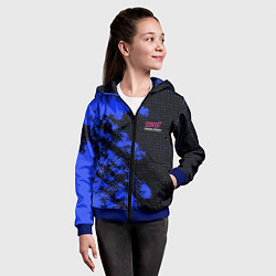 Толстовка на молнии детская SUBARU STI СУБАРИСТ, цвет: 3D-синий — фото 2