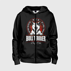 Детская толстовка на молнии Бультерьер Bull Terrier