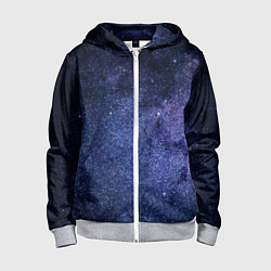 Детская толстовка на молнии Night sky
