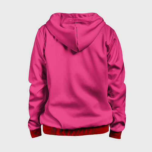 Детская толстовка на молнии Mr Beast Gaming Full Print Pink edition / 3D-Красный – фото 2