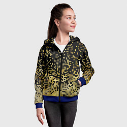 Толстовка на молнии детская Fashion Pattern 2028, цвет: 3D-синий — фото 2