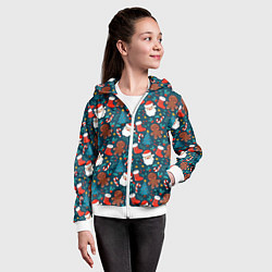 Толстовка на молнии детская ПОКРЫТО НОВЫМ ГОДОМ!, цвет: 3D-белый — фото 2