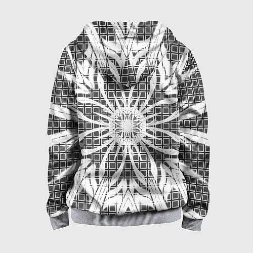 Детская толстовка на молнии Коллекция Journey Снежный цветок 535-3М5 / 3D-Меланж – фото 2