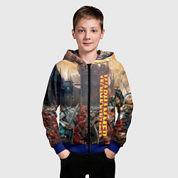 Толстовка на молнии детская Ваха Осада, цвет: 3D-синий — фото 2