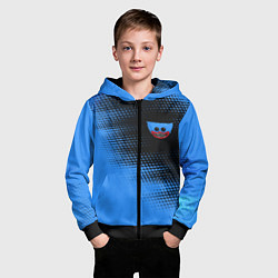 Толстовка на молнии детская ПОППИ ПЛЕЙТАЙМ Яркий, цвет: 3D-черный — фото 2