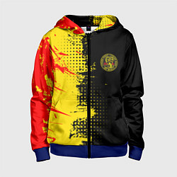 Толстовка на молнии детская Кобра Кай Cobra Kai, цвет: 3D-синий