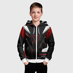 Толстовка на молнии детская Сайрекс Сyrex CS GO, цвет: 3D-белый — фото 2