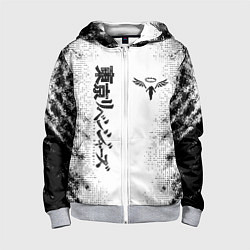 Детская толстовка на молнии Токийские мстители Tokyo Revengers logo