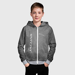 Толстовка на молнии детская ЯГУАР, цвет: 3D-меланж — фото 2