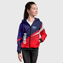 Толстовка на молнии детская ФОРД FORD, цвет: 3D-черный — фото 2