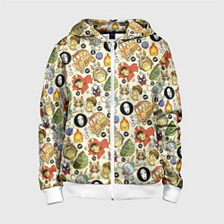 Толстовка на молнии детская Studio Ghibli Hero, цвет: 3D-белый