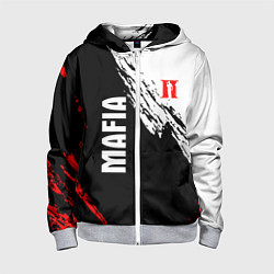 Толстовка на молнии детская MAFIA II мафия 2, цвет: 3D-меланж