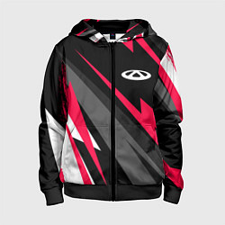 Детская толстовка на молнии Chery fast lines