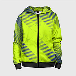 Детская толстовка на молнии Green sport style