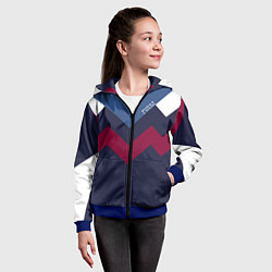 Толстовка на молнии детская FIRM always in sports, цвет: 3D-синий — фото 2