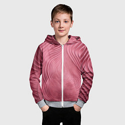 Толстовка на молнии детская Фантазия в малиновом, цвет: 3D-меланж — фото 2