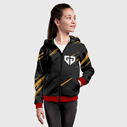 Толстовка на молнии детская Gen G Esports, цвет: 3D-красный — фото 2
