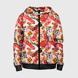 Детская толстовка на молнии Skate boarding