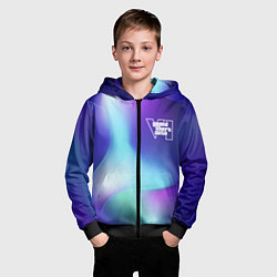 Толстовка на молнии детская GTA6 northern cold, цвет: 3D-черный — фото 2