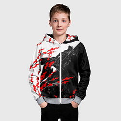 Толстовка на молнии детская Tokyo Dragon, цвет: 3D-меланж — фото 2